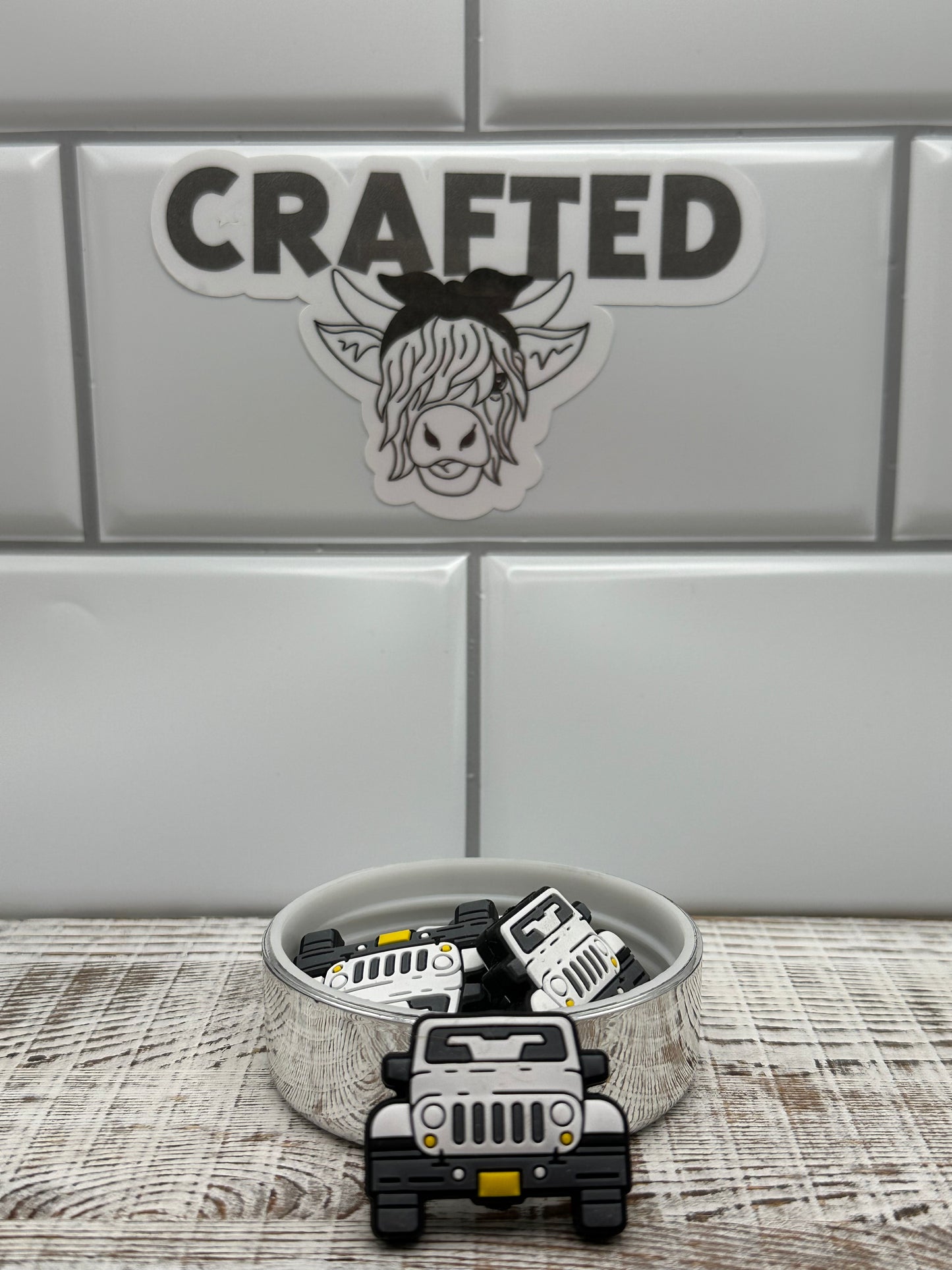 Jeep inspired focal bead